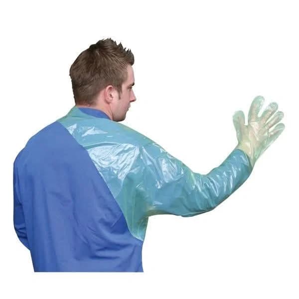 Veterinary gloves shoulder length